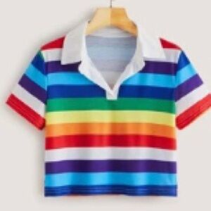 Colorful crop top